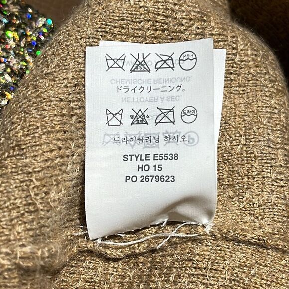 RARE J. Crew Collection | E5538 Sequin Sweater Merino Wool Blend Pants 8 - Picture 10 of 10